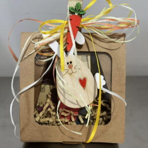 Πασχαλινή χάρτινη συσκευασία δώρου (3 τεμαχίων - μπεζ κουτί)